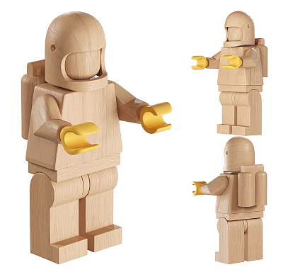 Modern toy Lego ornaments 3d model