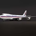 China Southern Airlines Passenger Plane Model With White Body And Red Stripe Design