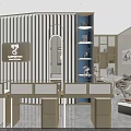 SAPPHIYOO Luxury Jewelry Store With Modern Display Counters And Elegant Interior Lighting