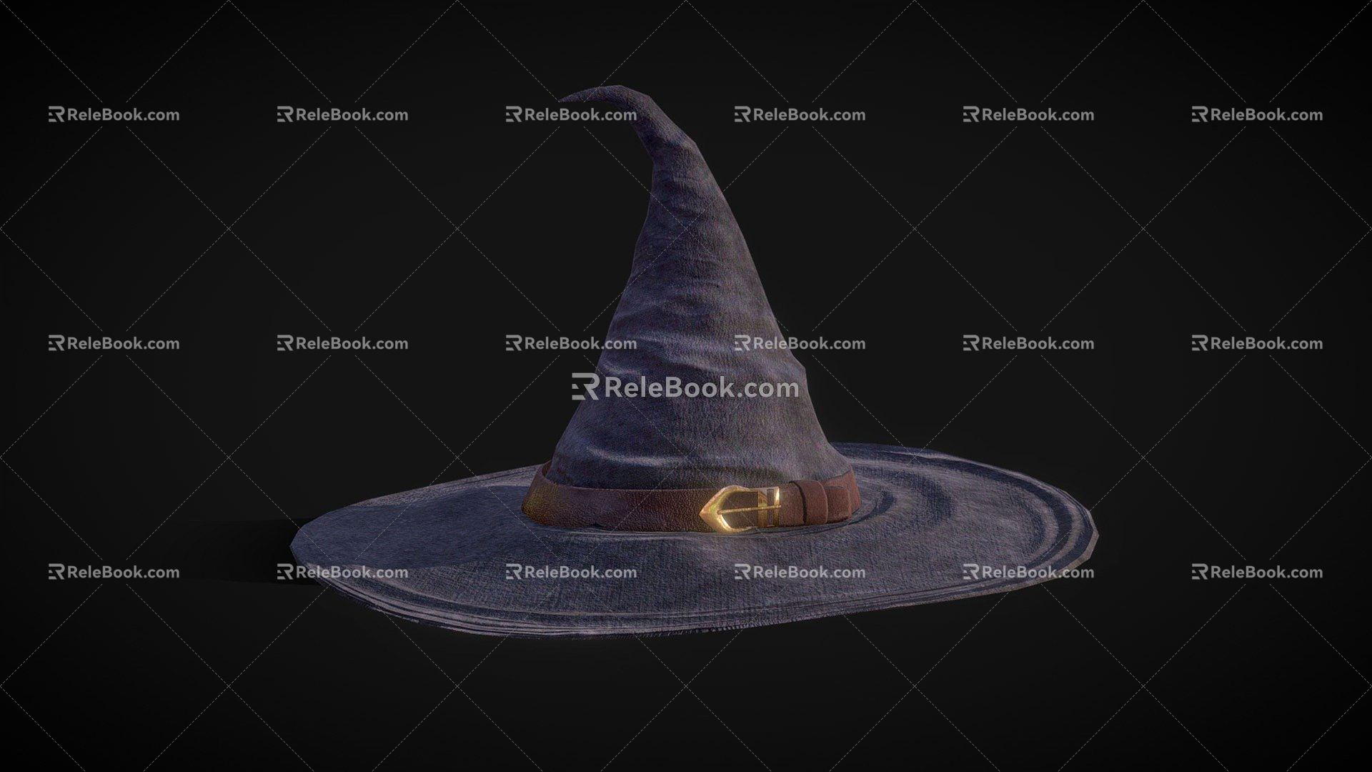 Modern Hat Witch Hat 3d model