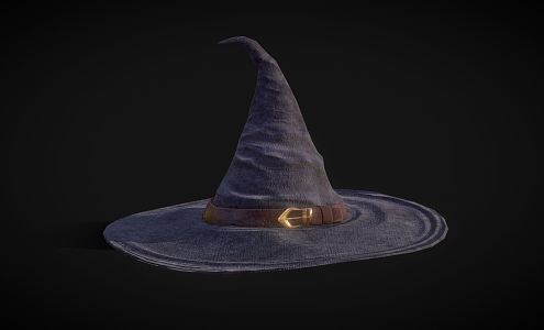 Modern Hat Witch Hat 3d model