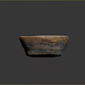 Handmade Ceramic Bowl With Rustic Design And Earth Tones For Daily Use 3d model