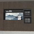 Stylish Entryway Cabinet And Side Cabinet Featuring Wooden Storage Design And Decorative Shelves By Window