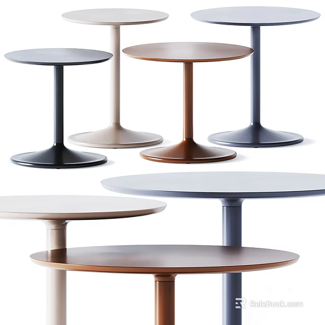 Modern Coffee Tables With Multiple Styles And Various Color Options For Living Room 3d model 