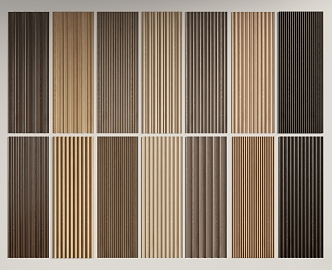 Modern wall panel wood veneer wall panel 3d model