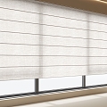 Shangri-La curtain curtain dream blinds venetian blinds 3d model