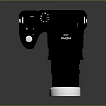 KODAK Black Digital Camera With Large Colorful Reflective Lens And Modern Design