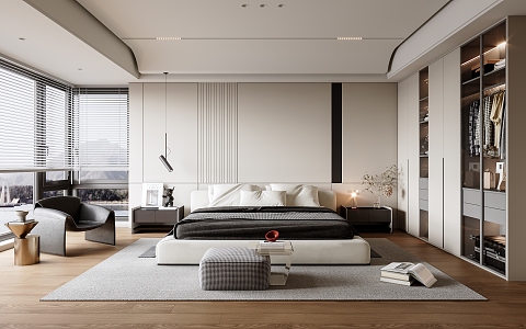 Modern Bedroom 3d model