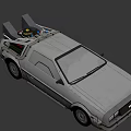 DeLonin DMC12 Car 3d model