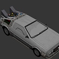 DeLonin DMC12 Car 3d model