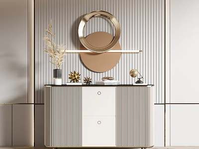 Modern Entrance Cabinet Side Cabinet Entrance Cabinet 3d model