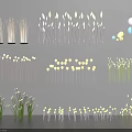 Floral Inspired Lighting Combinations With Various Plant Like Designs For Modern Interior Decor