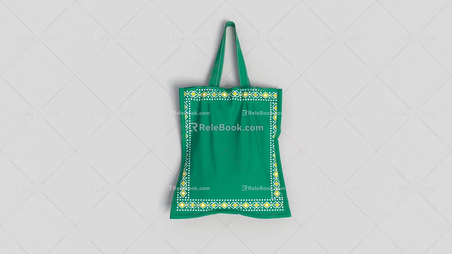 canvas bag 3d model