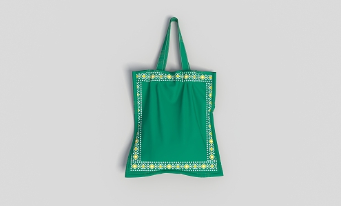 canvas bag 3d model