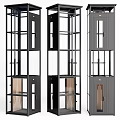 Modern Elevator Home Elevator Sightseeing Elevator 3d model