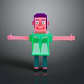 Toy Pixel Figure Toy Next Generation Item 3 Print 3d model