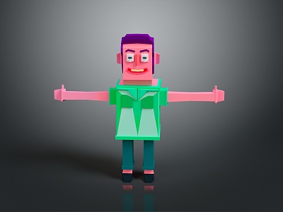 Toy Pixel Figure Toy Next Generation Item 3 Print 3d model