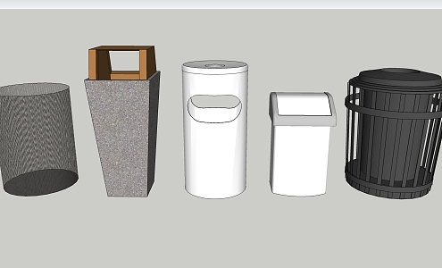 Modern Trash Bin Trash Bin Trash Bin 3d model