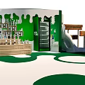 Weihua Hu Ecological Environment Exhibition Booth Design With Green Elements And Layout 3d model