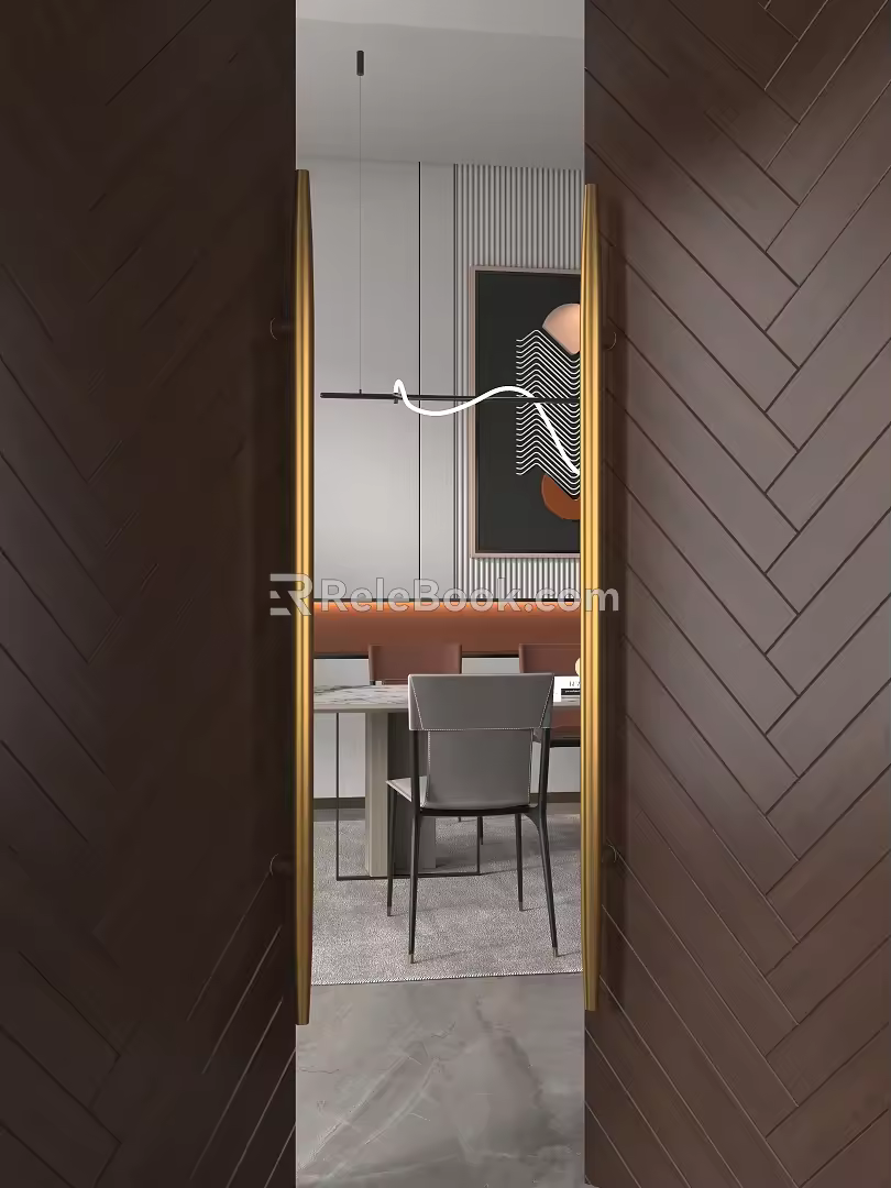 Door handle 3d model