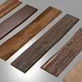 Natural Stone And Wood Planks Various Types Material Samples
