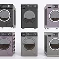 Modern Front Load Washing Machines in Various Colors and Stylish Designs