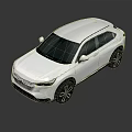 White Modern SUV with Sleek Exterior Design and Black Alloy Wheels