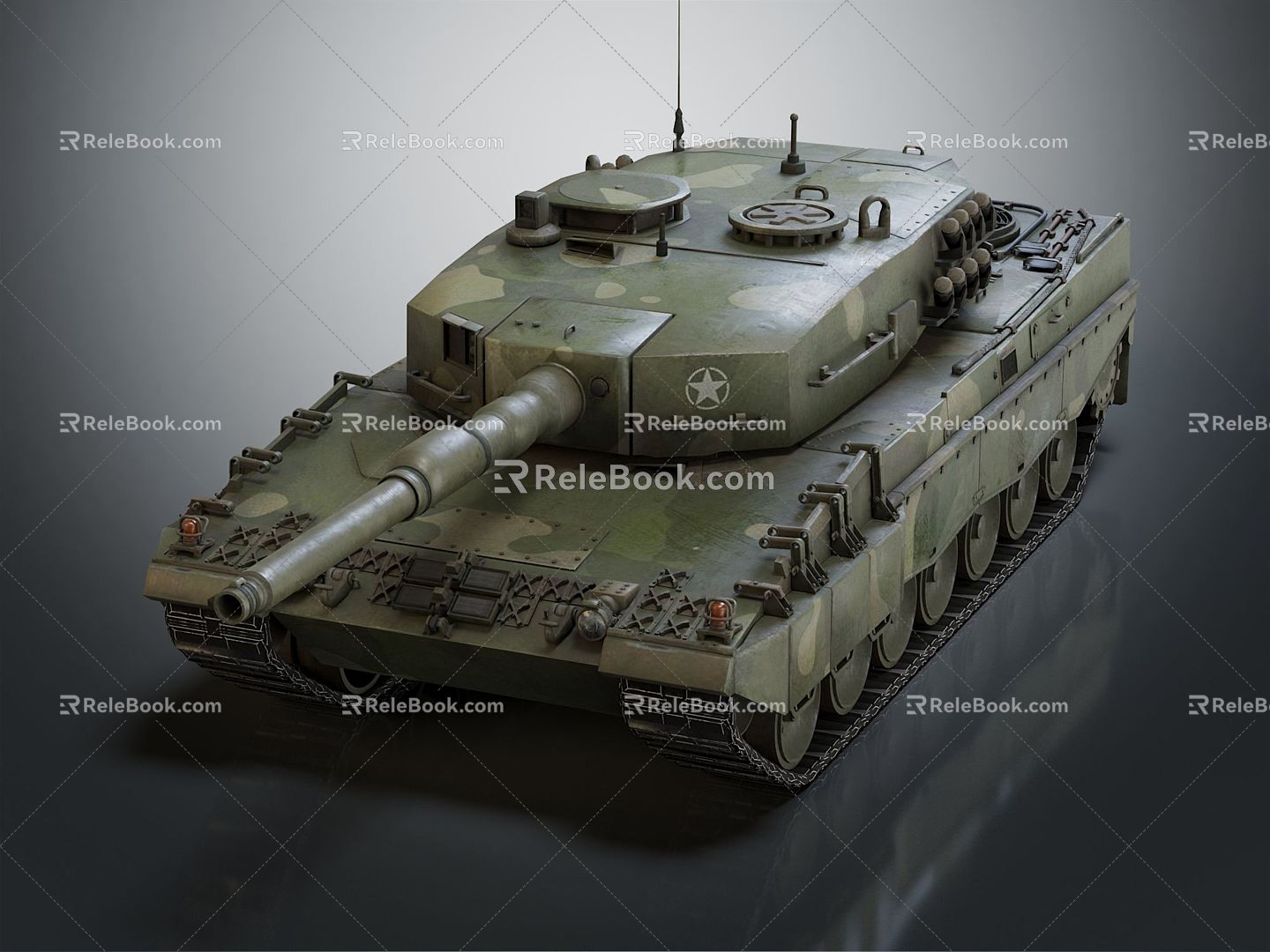 Modern Tank World War I Tank Heavy Tank 3d model