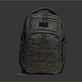 Military Style Tactical Backpack With Multiple Compartments Durable Webbing And Zippered Pockets 3d model