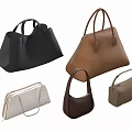 Stylish Women's Leather Handbags In Black Brown Beige And Various Classic Designs