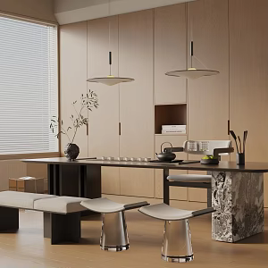 Modern Tea Room 3d model
