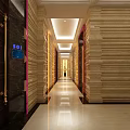 Modern Public Restroom Design Featuring Marble Walls Round Mirrors Lighting And Squat Toilets