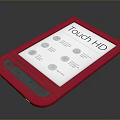 Touch HD Device With Red Case And Touch Screen Displaying Features