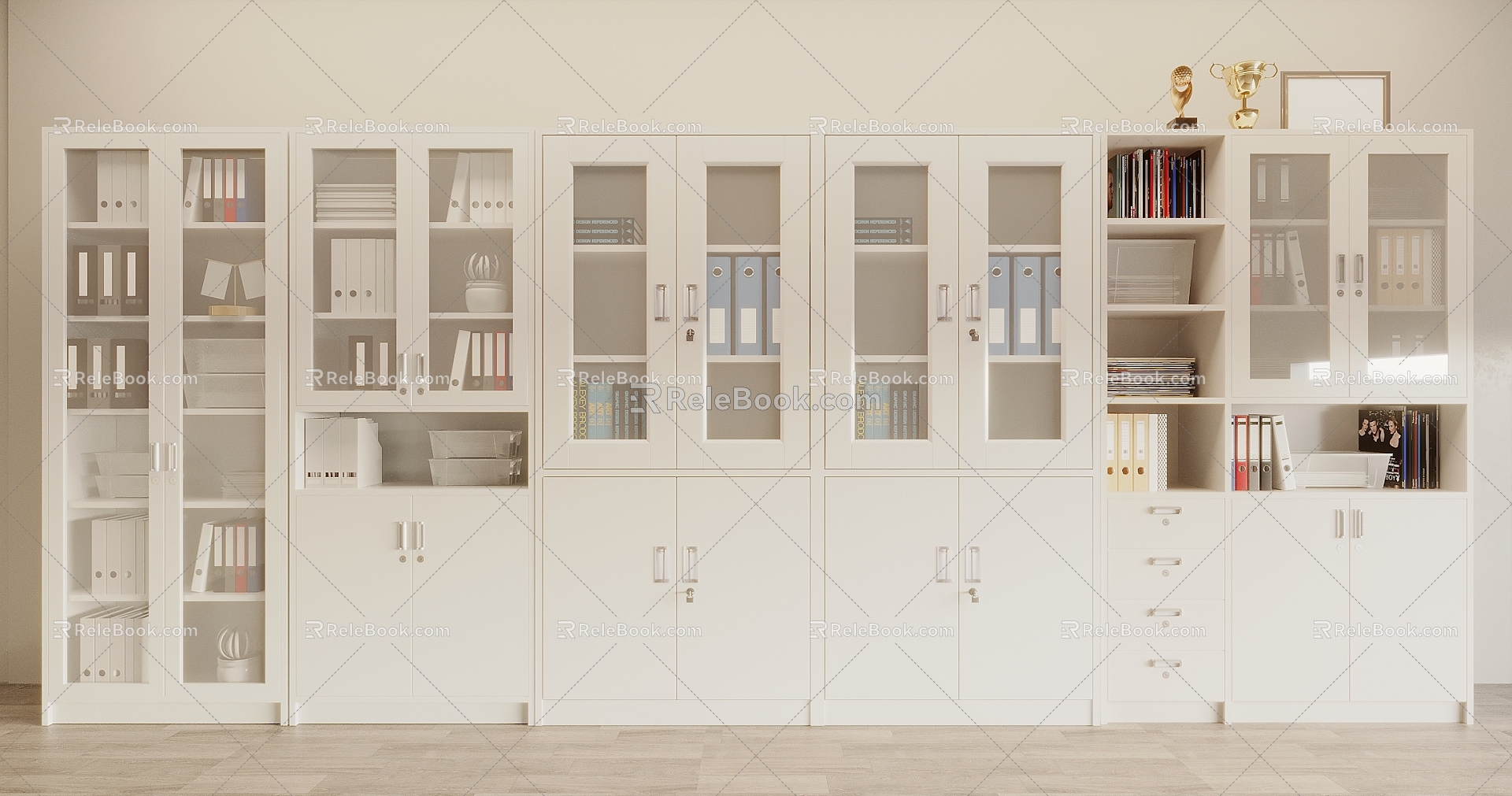 File Cabinet File Cabinet File Cabinet Combination Office Supplies 3d model