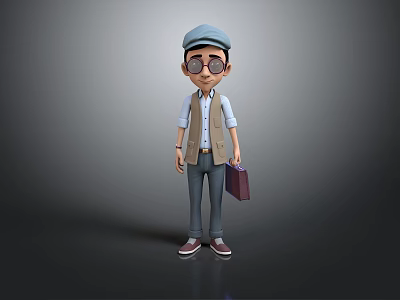 Men Handsome Men Young Teenagers Male Characters Boy Realistic Men 3d model