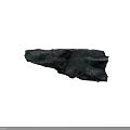 Unique Natural Gray Rock Formation With Rough Surface And Textured Geological Details