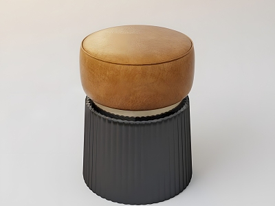 Round Stool Bench Chair Stool Home Furniture Simple Casual Stool Sitting Stool Sofa Stool 3d model