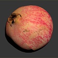 Pomegranate White Pomegranate Big Green Peel Pomegranate Red Pomegranate 3d model