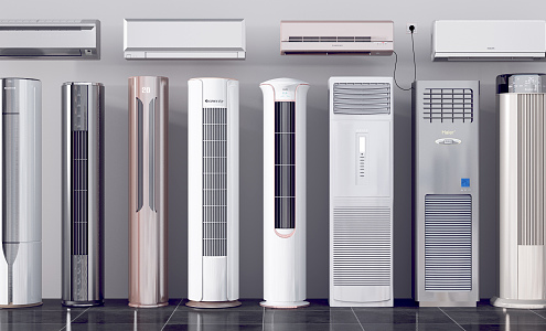 modern air conditioning 3d model