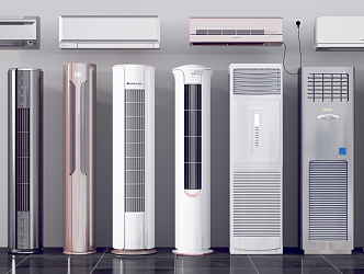 modern air conditioning 3d model