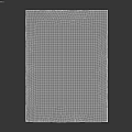 Modern Vintage Square Rug With Blue Gray Distressed Texture For Living Room