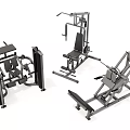 Fitness Equipment For Strength Training With Multiple Gym Machines And Different Types