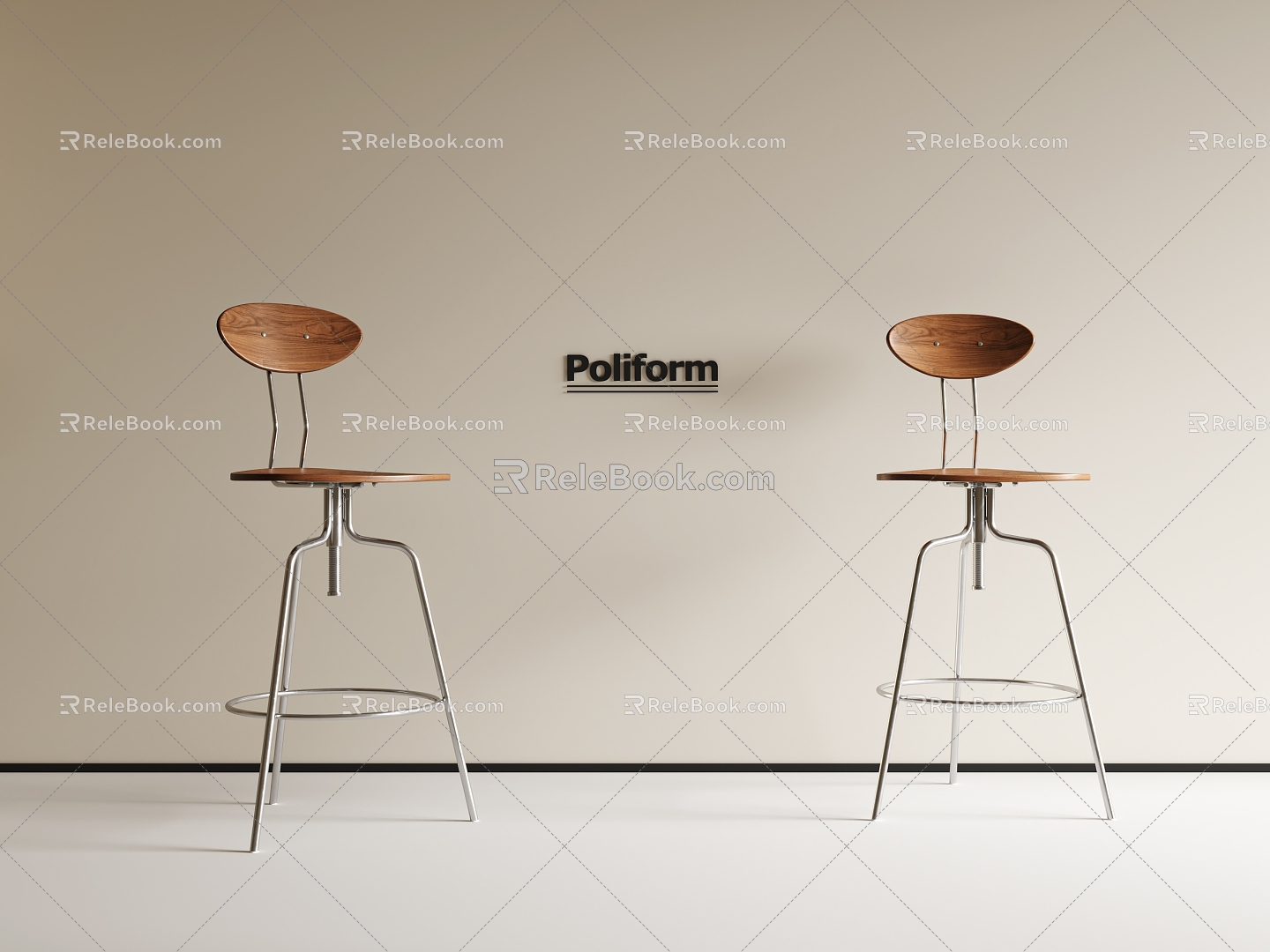 Modern Middle Ancient Bar Chair Bar Chair 3d model