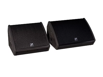 Two Black High Quality Audio Speakers For Professional Sound Experience 3d model