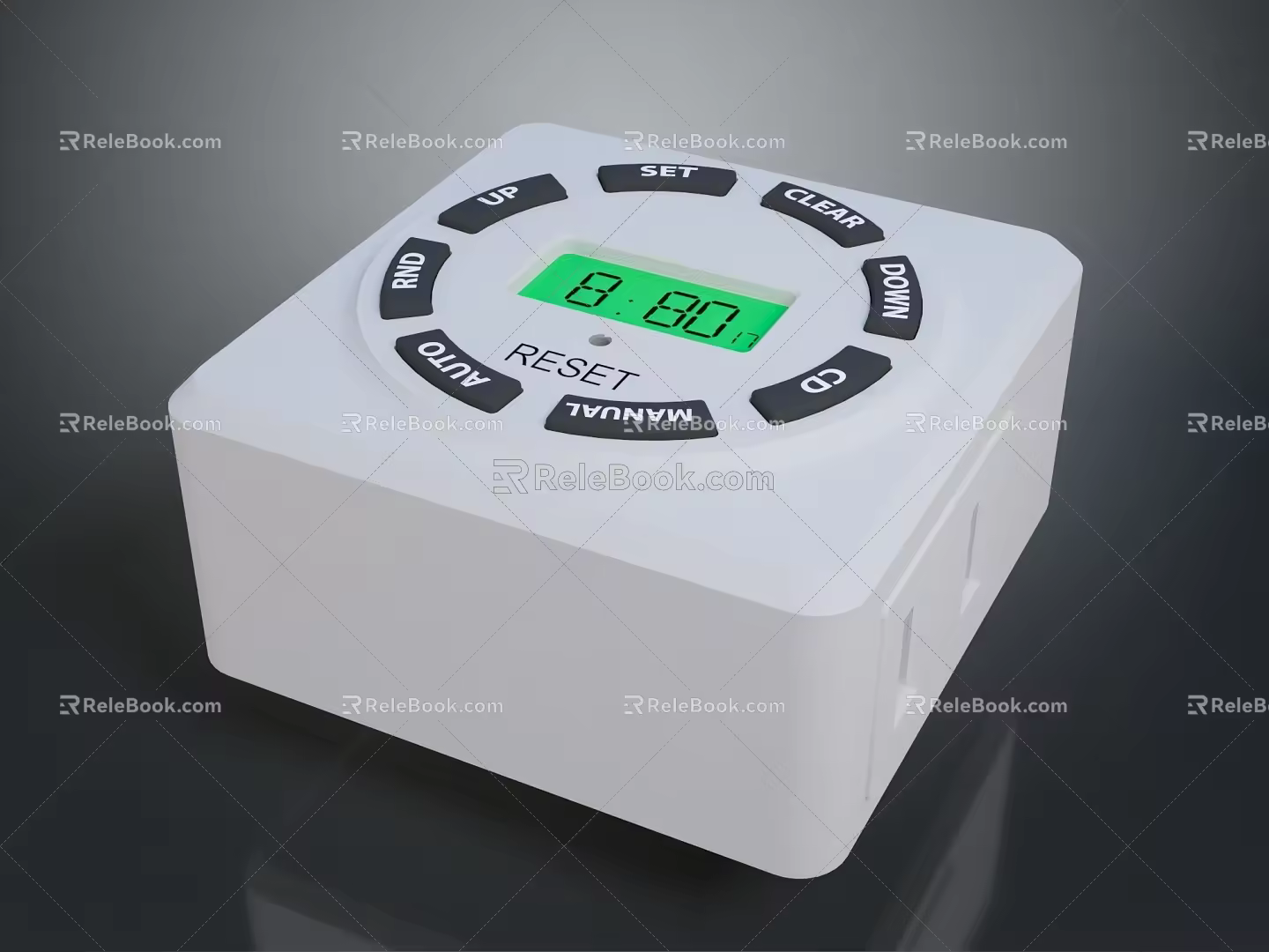 Alarm Clock Alarm Clock Children Alarm Clock Student Desktop Alarm Clock Electronic Alarm Clock Timer 3d model