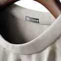 Light Gray Casual Clothes Set with Hoodie T Shirt and Pants