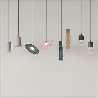 Modern chandelier 3d model