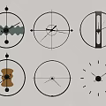 Modern Clock 3d model