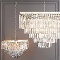 Crystal Chandelier Design For Modern Interior With Hanging Pendant Lighting Fixture