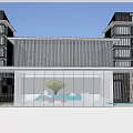 Modern Urban Residential Complex Design With Multiple Buildings Green Roofs And Central Courtyard